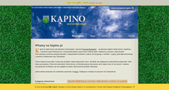 Desktop Screenshot of kapino.pl