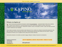 Tablet Screenshot of kapino.pl